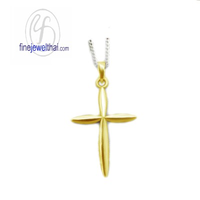 จี้ทองคำ จี้ไม้กางเขน  - P1092G